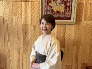 女将挨拶 三坂 恵貴子